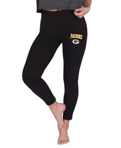 Concepts Sport Women's Green Bay Packers Sentry High-waisted Knit Leggings In Multi