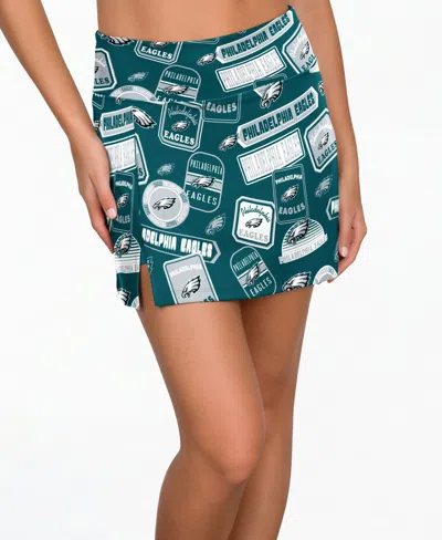 Concepts Sport Women's Midnight Green Philadelphia Eagles Grady Allover Print Sleep Skort