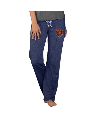 Concepts Sport Women's Navy Chicago Bears Quest Knit Lightweight Lounge Pants In Blue