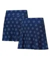 Concepts Sport Women's Navy Dallas Cowboys Record Allover Print Knit Sleep Skort In Navy