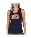 Concepts Sport Women's Navy Denver Broncos Marathon Racer Back Tank Top In Blue