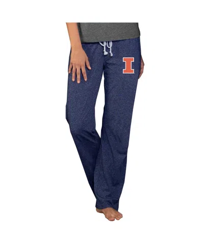 Concepts Sport Women's Navy Illinois Fighting Illini Quest Knit Lightweight Pants In Blue