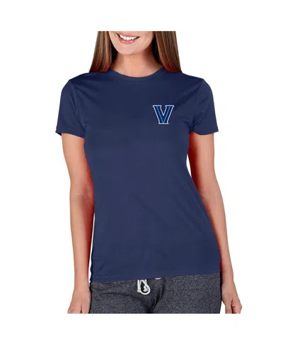 Concepts Sport Women's Navy Villanova Wildcats Marathon Knit Top In Blue