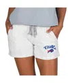 Concepts Sport Women's Oatmeal Buffalo Bills Mainstream Terry Lounge Shorts In Gray
