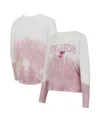 Concepts Sport Women's Pink/white St. Louis Blues Orchard Tie-dye Long Sleeve T-shirt In Pink,white