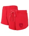 Concepts Sport Women's Red Florida Panthers Volley Fleece Shorts In Red