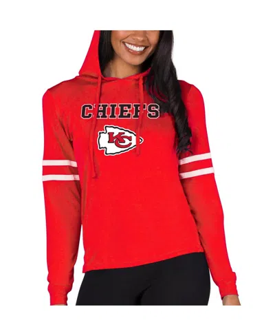 Concepts Sport Women's Red Kansas City Chiefs Marathon Lightweight Lounge Pullover Hoodie