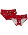 Concepts Sport Women's Red Kansas City Chiefs Mosaic Allover Print Knit Panty In Red