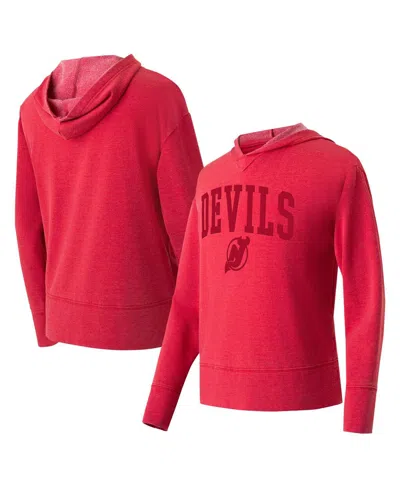 Concepts Sport Women's Red New Jersey Devils Volley Pullover Hoodie