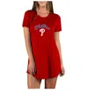 Concepts Sport Women's Red Philadelphia Phillies Marathon Knit Nightshirt In Red