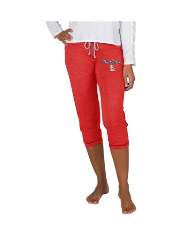 Concepts Sport Women's Red St. Louis Cardinals Quest Knit Capri Pants