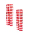 Concepts Sport Women's Red Tampa Bay Buccaneers Ashford Plaid Knit Pants In Multi