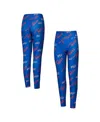 Concepts Sport Women's Royal Buffalo Bills Breakthrough Allover Print Knit Leggings In Royal