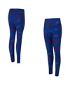 Concepts Sport Women's Royal Buffalo Bills Mosaic Allover Print Leggings In Blue