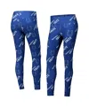 Concepts Sport Women's Royal Indianapolis Colts Breakthrough Allover Print Knit Sleep Leggings In Multi