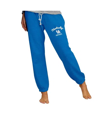 Concepts Sport Women's Royal Kentucky Wildcats Mainstream Knit Jogger Pants In Blue