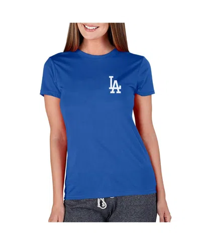 Concepts Sport Women's Royal Los Angeles Dodgers Marathon Knit Top In Animal Print