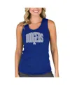 Concepts Sport Women's Royal Los Angeles Dodgers Marathon Racerback Tank Top In Blue