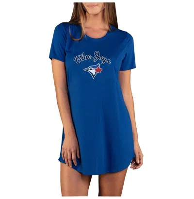 Concepts Sport Women's Royal Toronto Blue Jays Marathon Knit Nightshirt