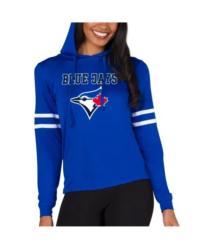 Concepts Sport Women's Royal Toronto Blue Jays Marathon Lightweight Lounge Pullover Hoodie
