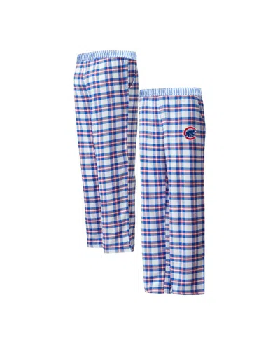 Concepts Sport Women's Royal/red Chicago Cubs Sienna Flannel Sleep Pants In Multi