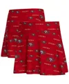 Concepts Sport Women's Scarlet San Francisco 49ers Mosaic Allover Print Skort In Red
