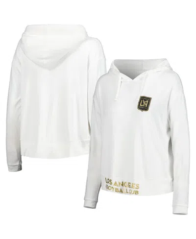Concepts Sport Women's White Lafc Accord Hoodie Long Sleeve Top