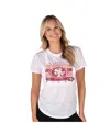 Concepts Sport Women's White San Francisco 49ers Infuse Lightweight Slub Knit Top In White
