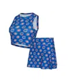 Shop Concepts Sport Women'sâ 2-piece Royal Chicago Cubs Knit Tank Top And Skort Set