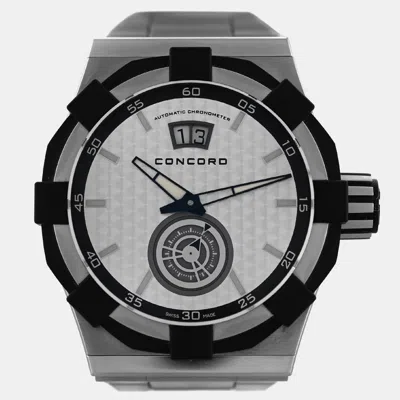 Pre-owned Concord C1 01.5.14.1002 Automatic Silver Stainless Steel Men's Wristwatch 45 Mm