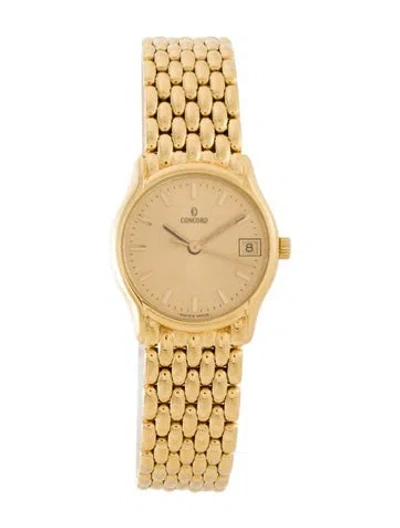 Pre-owned Concord Classic Gold Watch, 22mm In Multi