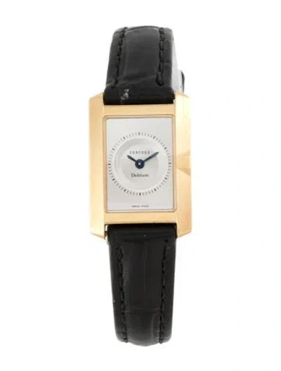 Pre-owned Concord Delirium Watch, 18mm In Multicolor