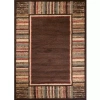 Concord Global Trading Soho Collection Border Arearug In Brown