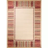 Concord Global Trading Soho Collection Border Arearug In White