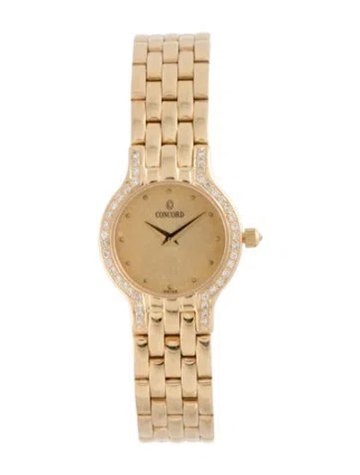 Pre-owned Concord Les Palais Watch, 21mm In Multi
