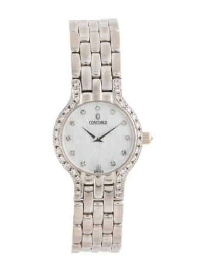 Pre-owned Concord Les Palais Watch, 21mm In Multicolor