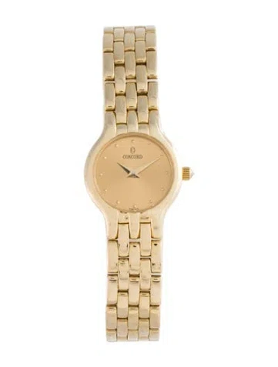 Pre-owned Concord Les Palais Watch, 21mm In Multicolor