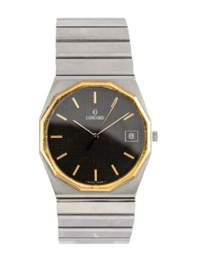 Pre-owned Concord Mariner S.g. Watch, 32mm In Multicolor
