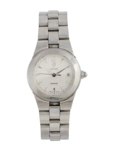 Pre-owned Concord Mariner Watch, 26mm In Multicolor