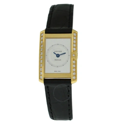 Concord Delirium Quartz Diamond Black Dial Ladies Watch 50.c1.1420.1 In Multi