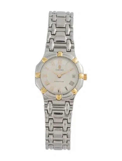 Pre-owned Concord Saratoga Watch, 23mm In Multi