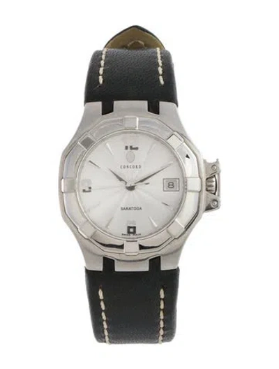 Pre-owned Concord Saratoga Watch In Multicolor