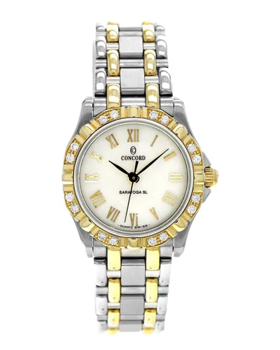 Concord Women's Saratoga Diamond Watch In Metallic