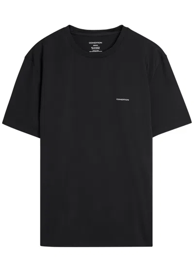 Condition Everyday Logo Stretch-jersey T-shirt In Black