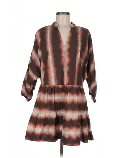 Pre-owned Conditions Apply Casual Dress In Brown