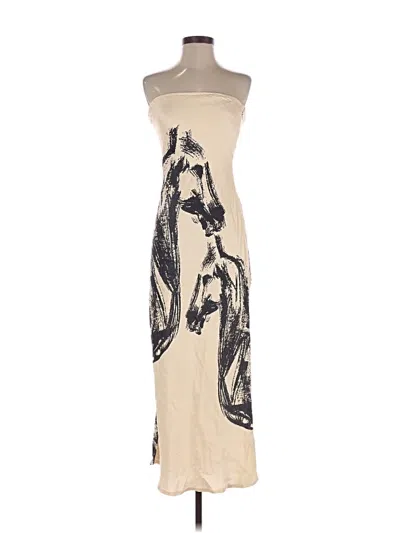 Pre-owned Conditions Apply Casual Dress In Ivory
