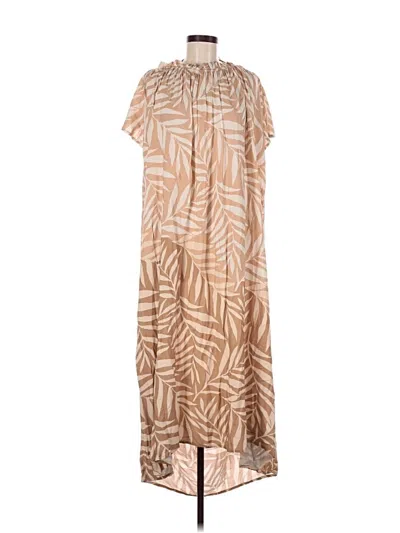 Pre-owned Conditions Apply Casual Dress In Tan