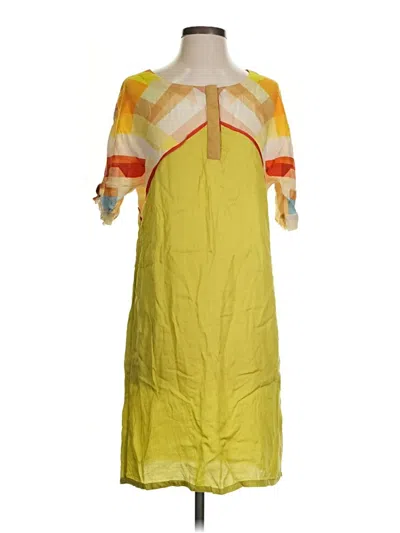 Pre-owned Conditions Apply Casual Dress In Yellow