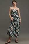 Conditions Apply Chloe Maxi Slip Dress In Blue