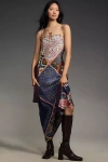 Conditions Apply Chloe Maxi Slip Dress In Blue